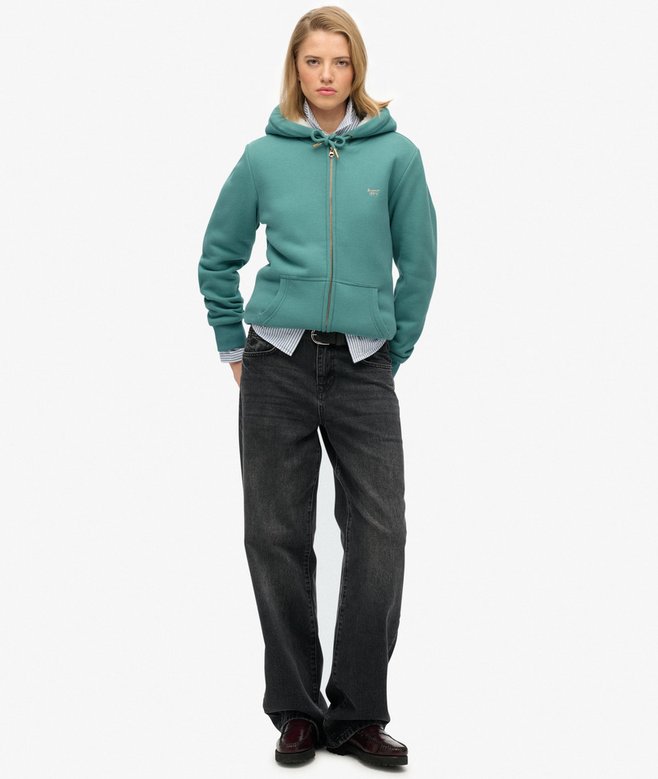Superdry Essential Borg Lined Zip Hoodie