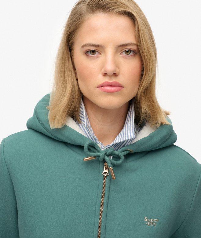 Superdry Essential Borg Lined Zip Hoodie