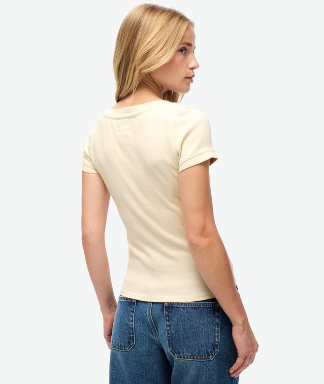 Superdry Essential Button Down Short Sleeve Top