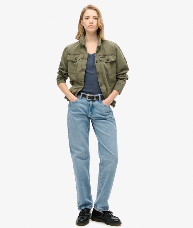 Superdry Essential Button Down Short Sleeve Top