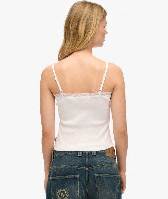 Superdry Essential Lace Trim Cami Top