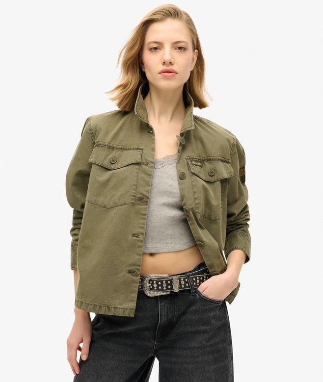 Superdry Essential Lace Trim Cropped Cami Top