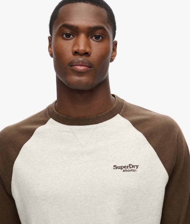 Superdry Essential Logo Baseball Long Sleeve Top