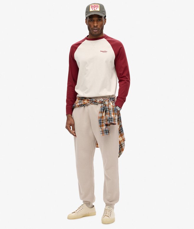 Superdry Essential Logo Baseball Long Sleeve Top