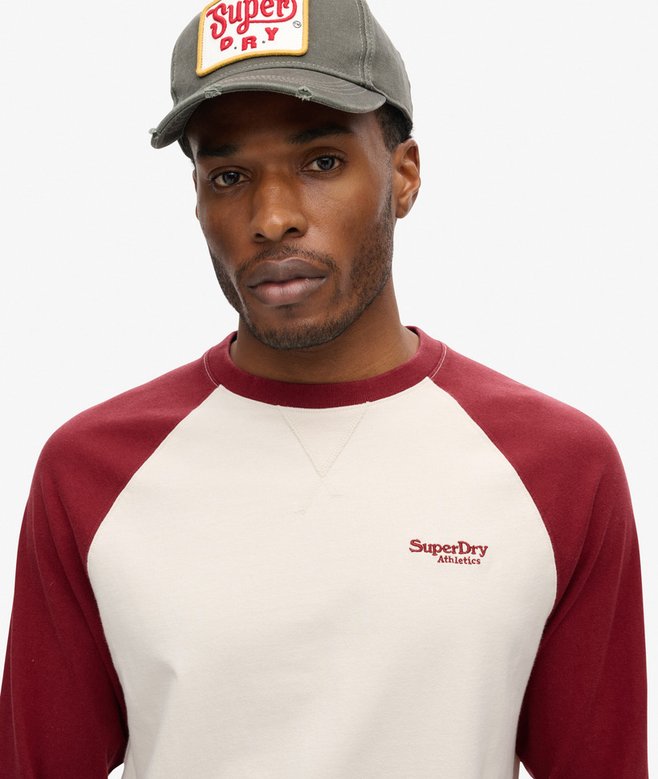 Superdry Essential Logo Baseball Long Sleeve Top