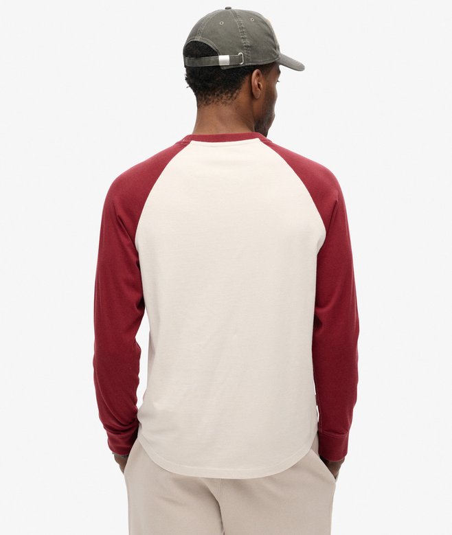 Superdry Essential Logo Baseball Long Sleeve Top