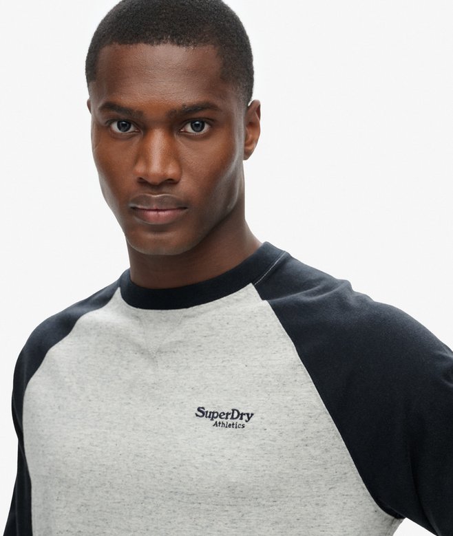 Superdry Essential Logo Baseball Long Sleeve Top