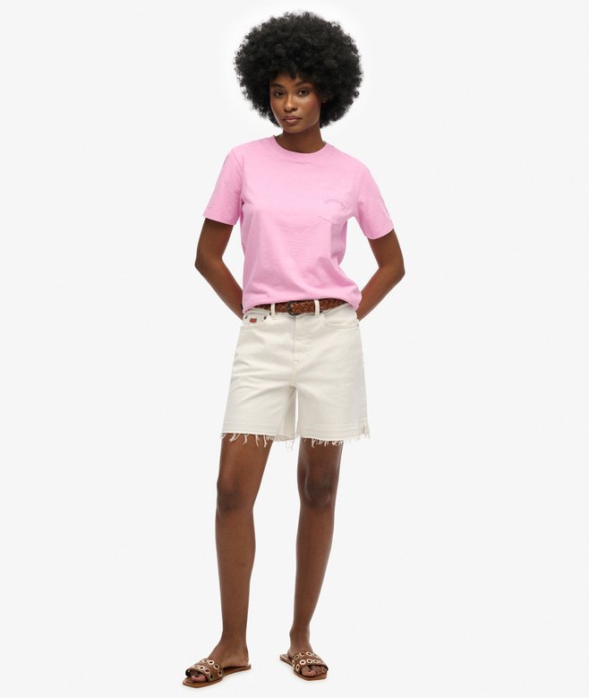 Superdry Essential Logo Garment Dye Pocket T-Shirt