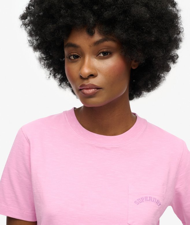 Superdry Essential Logo Garment Dye Pocket T-Shirt