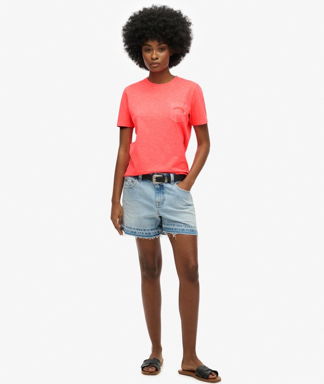 Superdry Essential Logo Garment Dye Pocket T-Shirt