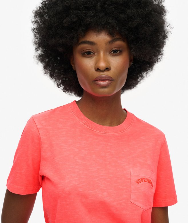 Superdry Essential Logo Garment Dye Pocket T-Shirt