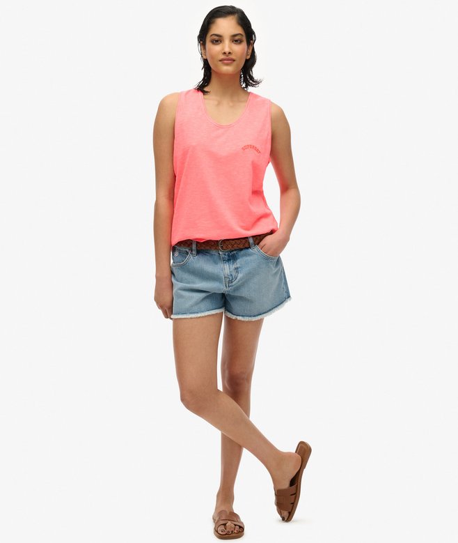 Superdry Essential Logo Garment Dye Vest Top