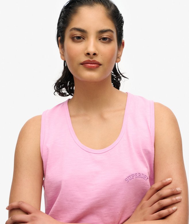 Superdry Essential Logo Garment Dye Vest Top