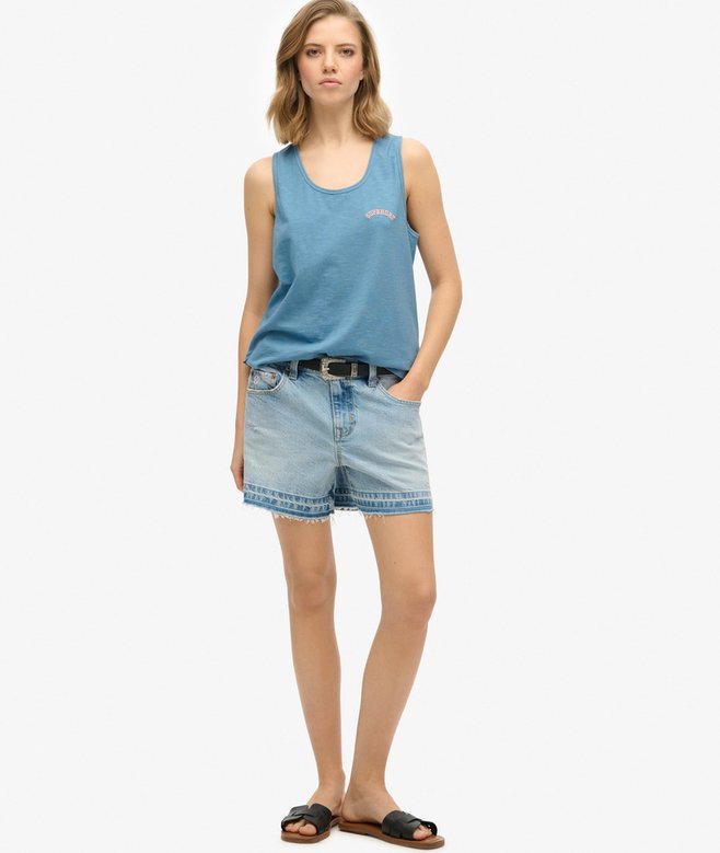 Superdry Essential Logo Garment Dye Vest Top