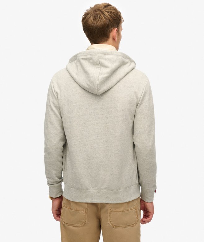 Superdry Essential Logo Half Brushed Zip Hoodie