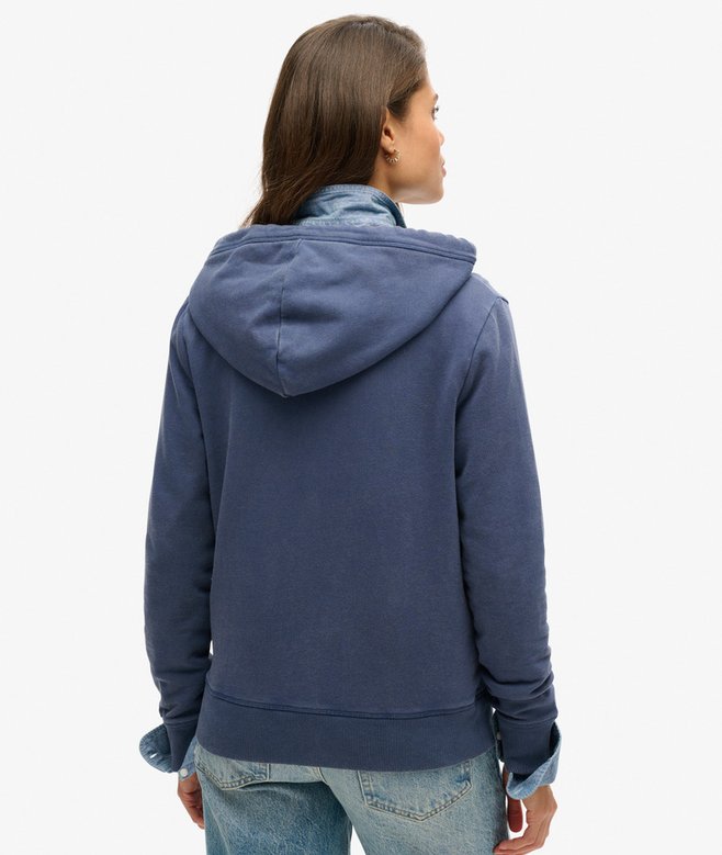 Superdry Essential Logo Half Brushed Zip Hoodie