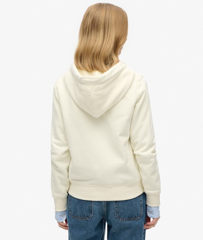 Superdry Essential Logo Half Brushed Zip Hoodie