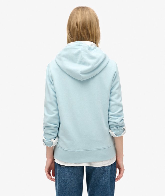 Superdry Essential Logo Half Brushed Zip Hoodie