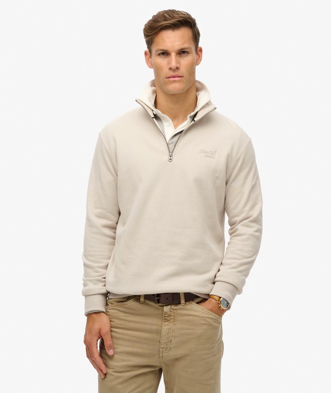 Superdry Essential Logo Half Zip Sweatshirt