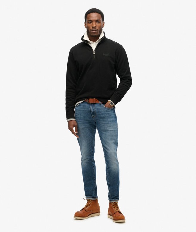 Superdry Essential Logo Half Zip Sweatshirt