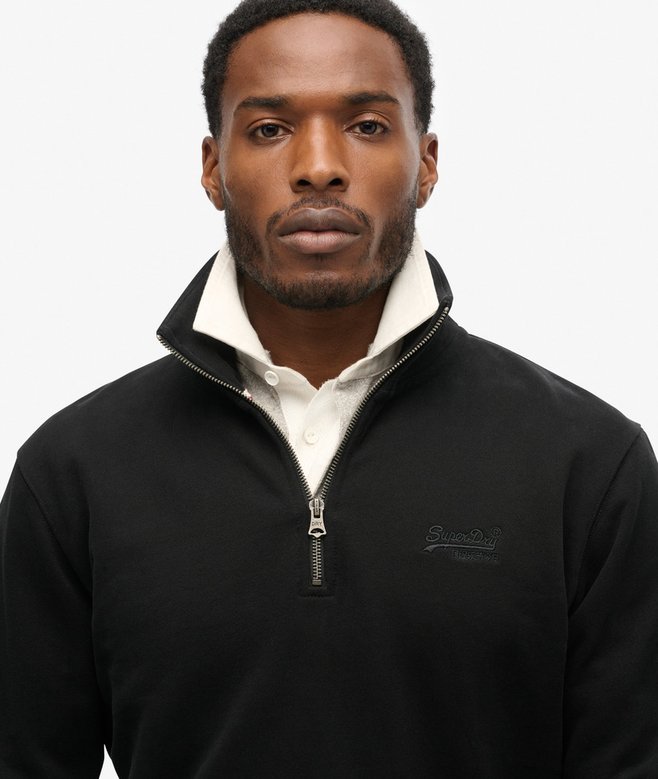 Superdry Essential Logo Half Zip Sweatshirt