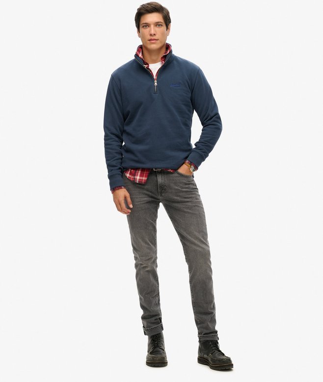 Superdry Essential Logo Half Zip Sweatshirt