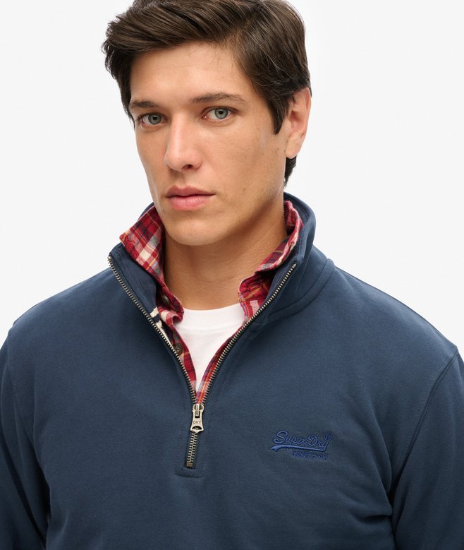 Superdry Essential Logo Half Zip Sweatshirt