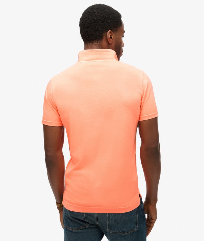 Superdry Essential Logo Neon Jersey Polo Shirt