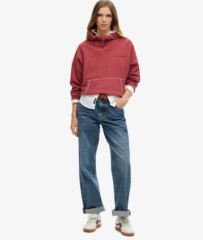 Superdry Essential Logo Overdyed Hoodie