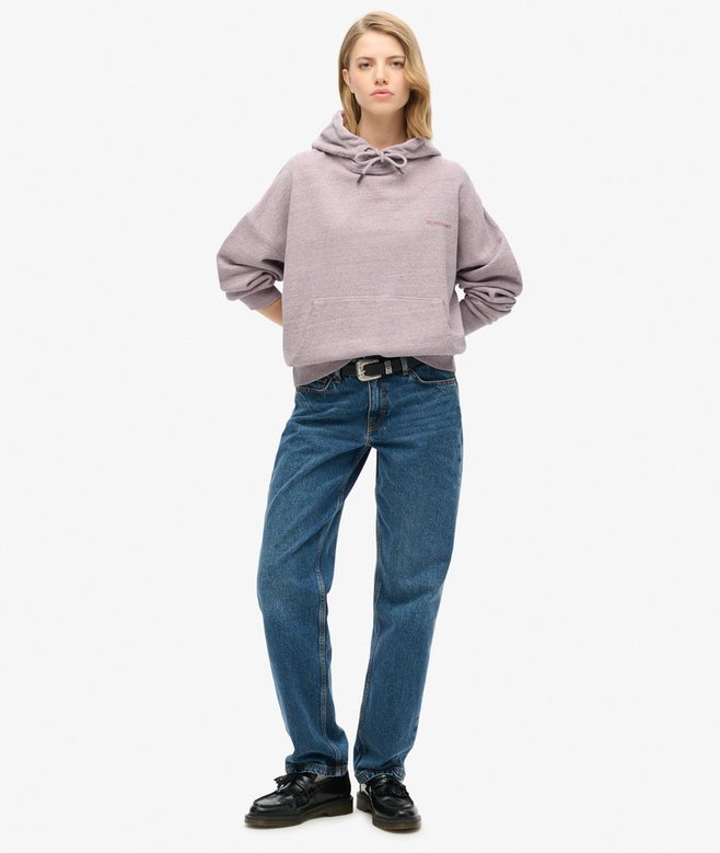 Superdry Essential Logo Overdyed Hoodie