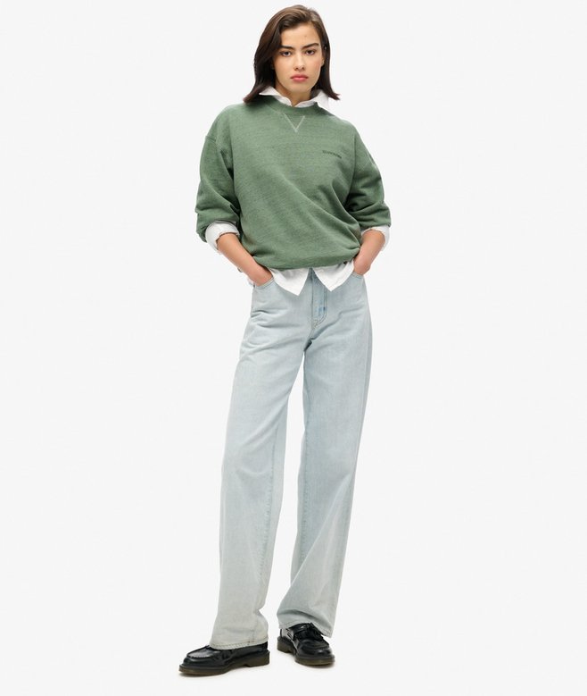 Superdry Essential Logo Overdyed Sweatshirt