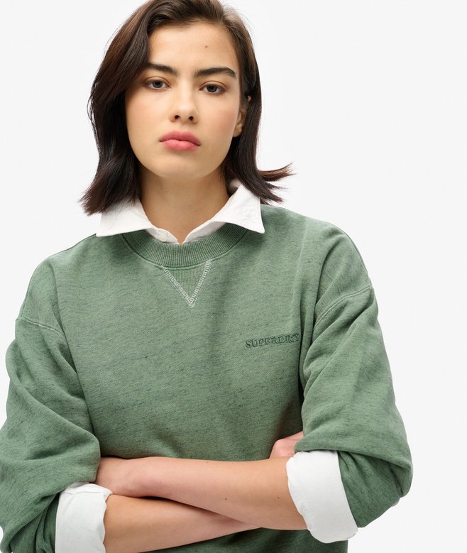 Superdry Essential Logo Overdyed Sweatshirt