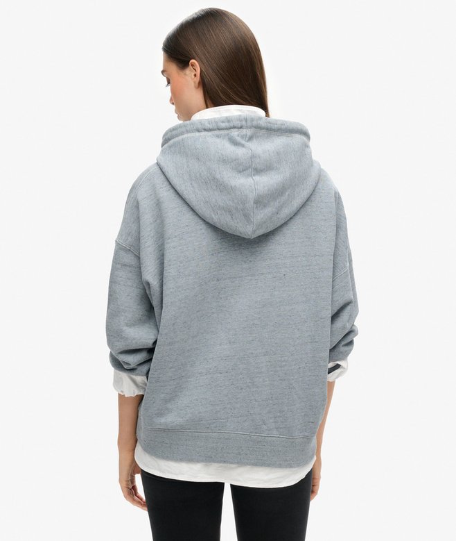 Superdry Essential Logo Overdyed Zip Hoodie
