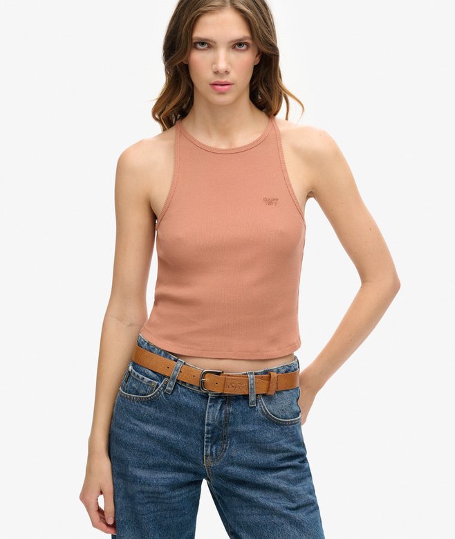 superdry Essential Logo Racer Vest Top