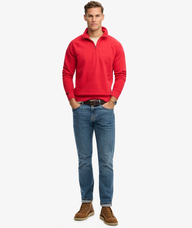 Superdry Essential Logo Raglan Henley Sweatshirt