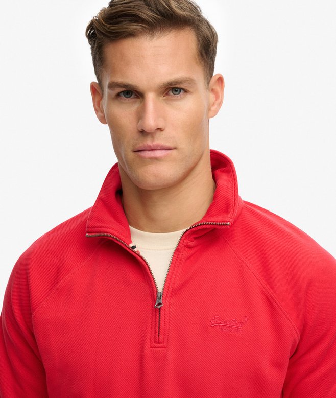 Superdry Essential Logo Raglan Henley Sweatshirt