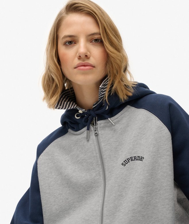 Superdry Essential Logo Raglan Zip Hoodie