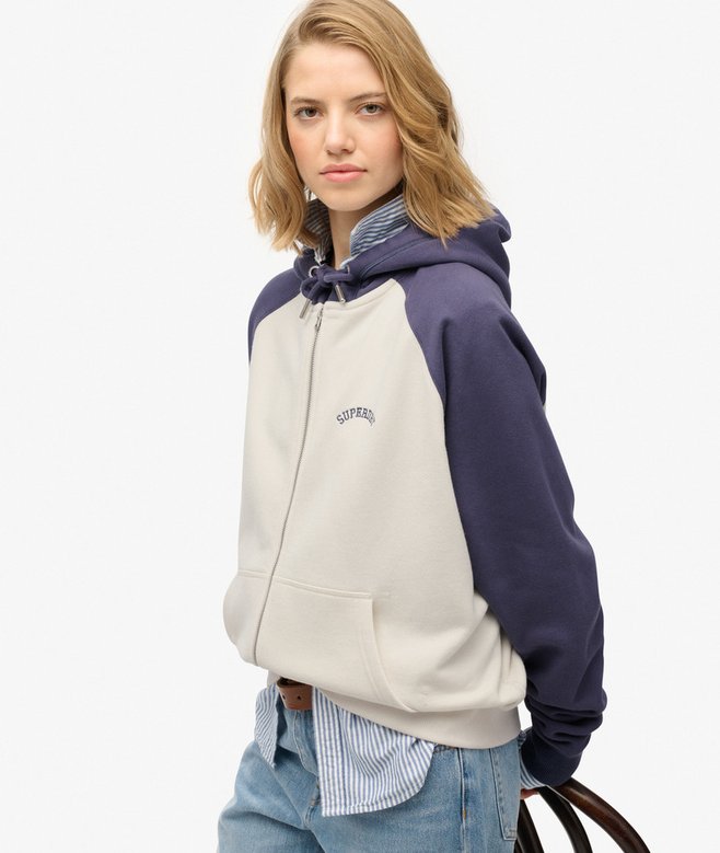 Superdry Essential Logo Raglan Zip Hoodie