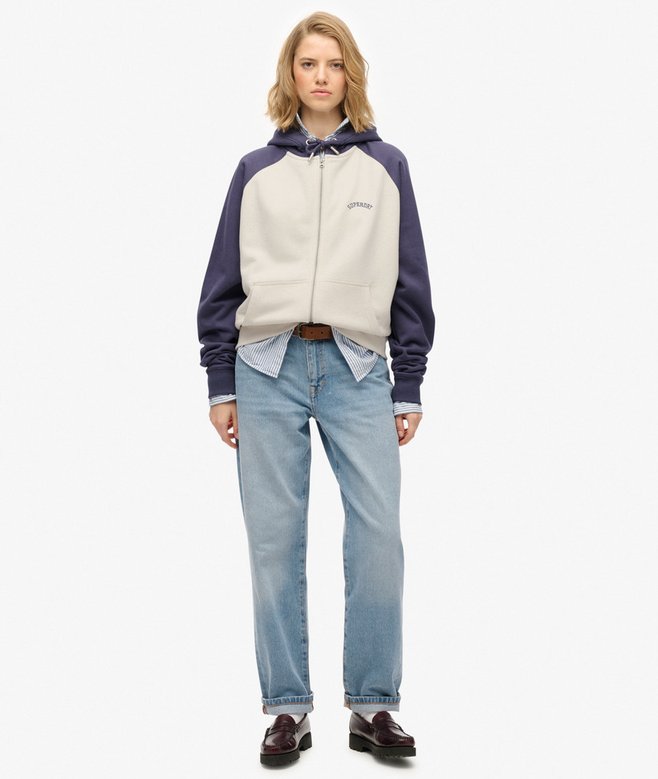 Superdry Essential Logo Raglan Zip Hoodie