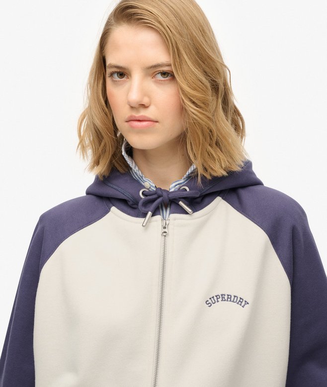 Superdry Essential Logo Raglan Zip Hoodie