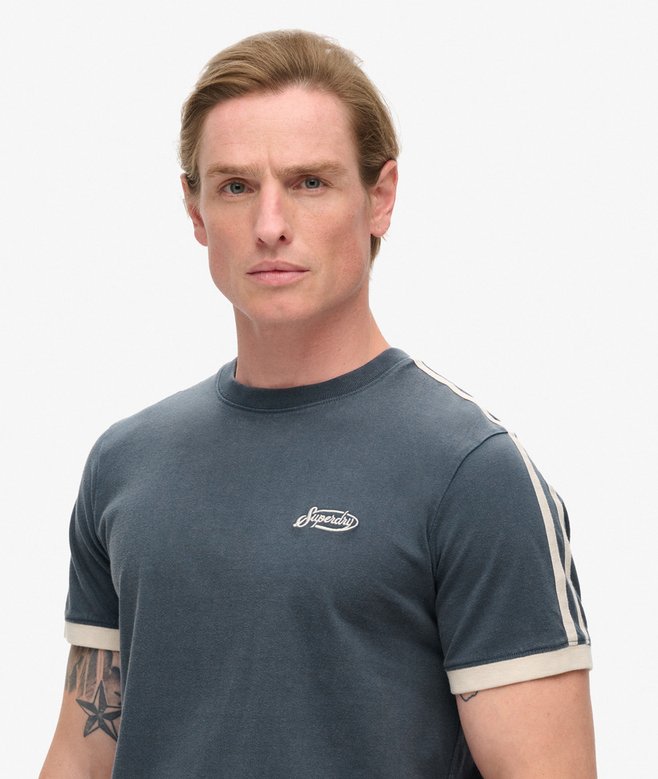 Superdry Essential Logo Retro Striped T-Shirt