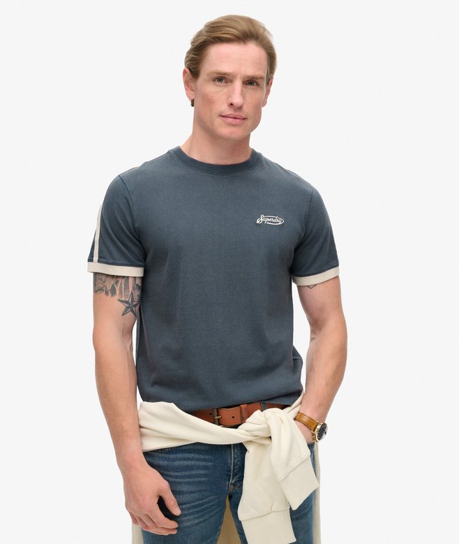 superdry Essential Logo Retro Striped T-Shirt