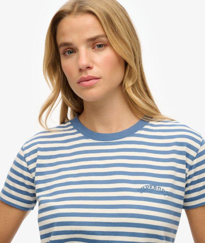 Superdry Essential Logo Striped Fitted T-Shirt