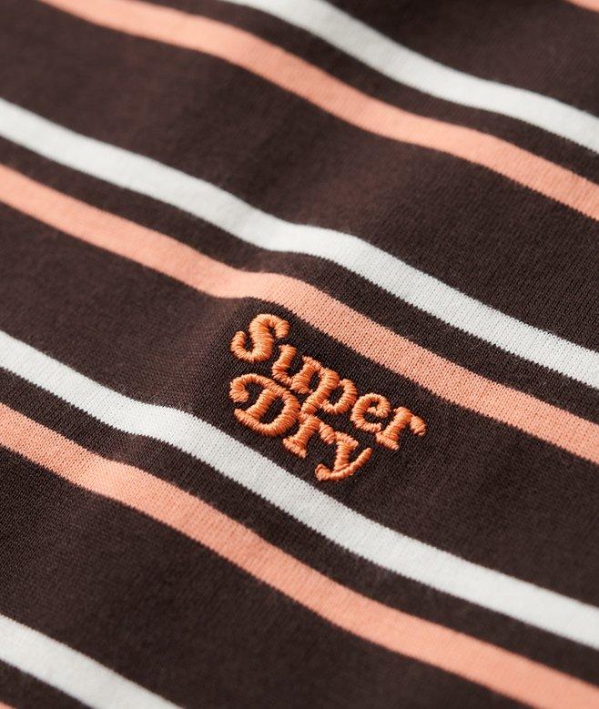 Superdry Essential Logo Striped Fitted T-Shirt