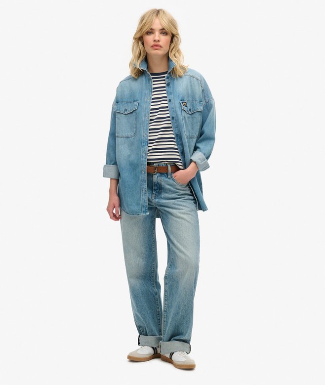 Superdry Essential Logo Striped Fitted T-Shirt