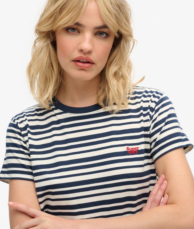 Superdry Essential Logo Striped Fitted T-Shirt