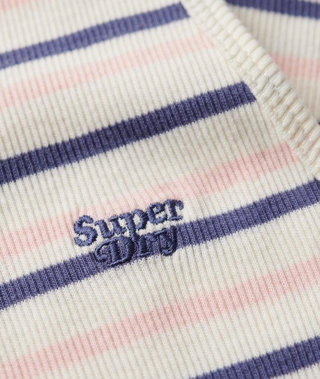 Superdry Essential Logo Striped Racer Vest Top