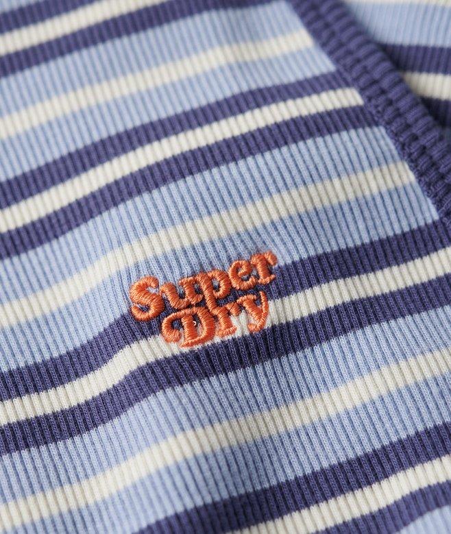Superdry Essential Logo Striped Racer Vest Top