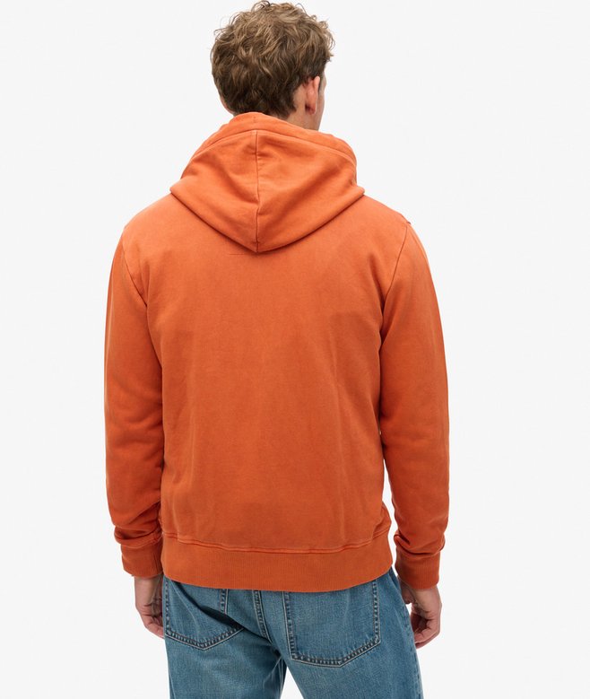 Superdry Essential Logo Washed Zip Hoodie
