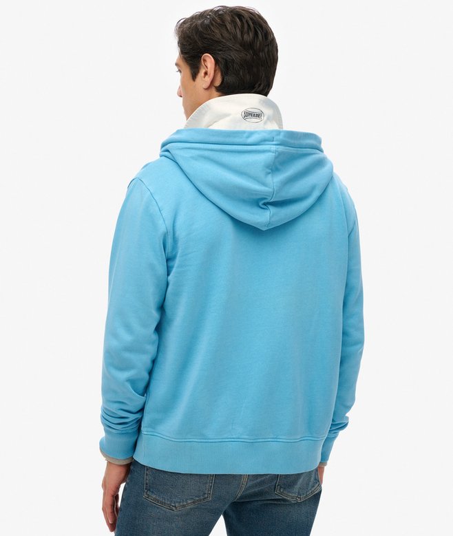 Superdry Essential Logo Washed Zip Hoodie